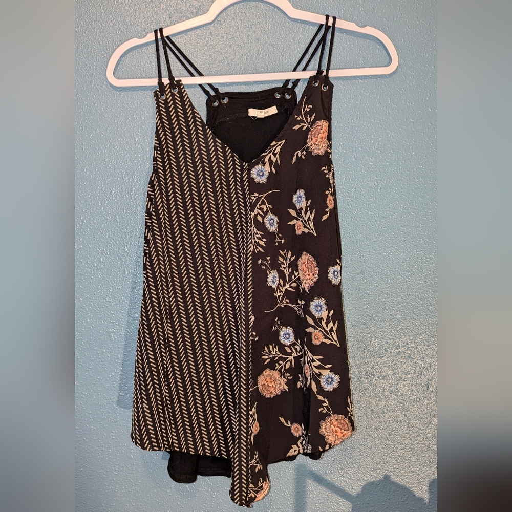 Maurices, M, multi-pattern/floral tank top